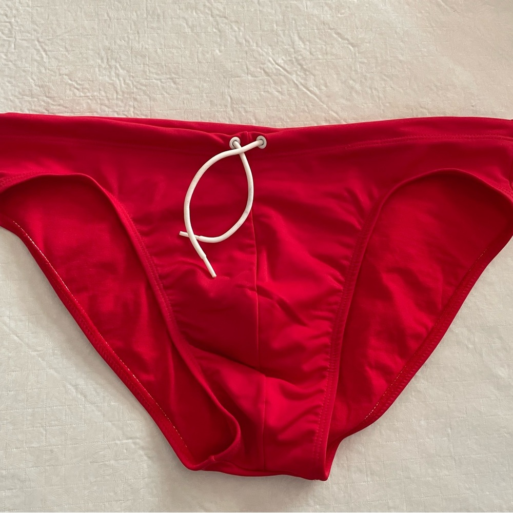 Swim brief sized small fits like medium to large